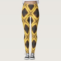 Geel en bruin diamantpatroon