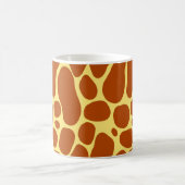 Geel en bruin Giraffe Koffiemok (Center)
