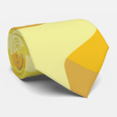 Geel en Gold Camo-ontwerp Stropdas (Opgerold)