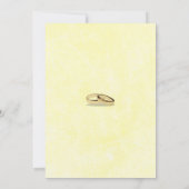 Geel en goudharten Weddenschappen Kaart (Achterkant)