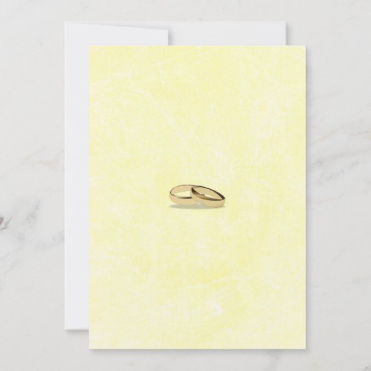 Geel en goudharten Weddenschappen Kaart (Achterkant)