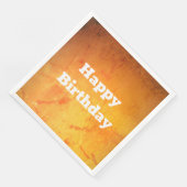 Geel en goudmarmer servet (Hoek)