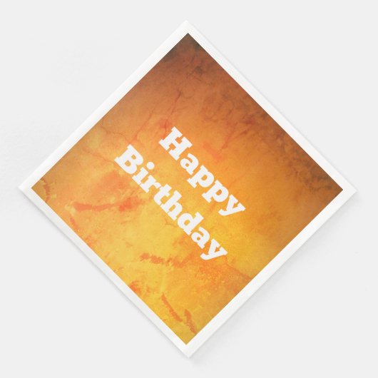 Geel en goudmarmer servet (Hoek)