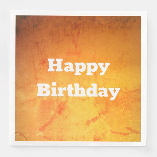 Geel en goudmarmer servet (Voorkant)