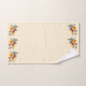 Geel en goudzonnebloemen Bleek Gele achtergrond Bad Handdoek (Handdoek)