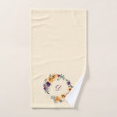 Geel en goudzonnebloemen Bleek Gele achtergrond Bad Handdoek (Handdoek)