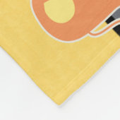 Geel en Grijs Baby Elephant Fleece Deken (Hoek)