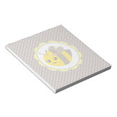 Geel en grijs Baby Notitieblok (Schuin)