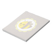 Geel en grijs Baby Notitieblok (Linkerzijde)