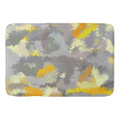 Geel en grijs badmat (Voorkant)