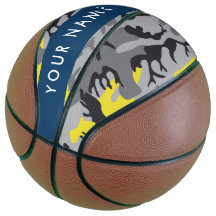 Geel en grijs Camouflage Jouw naam Personaliseren