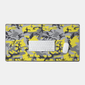 Geel en Grijs Camouflage, Militair, Leger Bureaumat (Keyboard & Muis)