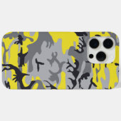 Geel en Grijs Camouflage, Militair, Leger Case-Mate iPhone Case (Achterkant (horizontaal))