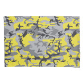 Geel en Grijs Camouflage, Militair, Leger Kussensloop (Voorkant)