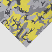 Geel en Grijs Camouflage, Militair, Leger Tissuepapier (Detail)
