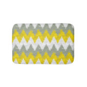 Geel en grijs Chevron Badmat (Voorkant)