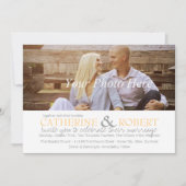 Geel en grijs Foto Weddenschap Kaart (Voorkant)