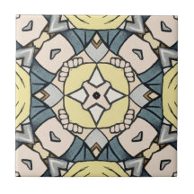  geel en grijs geometrisch