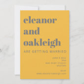 Geel en grijs homogeen homogeen homogeen kaart (Voorkant)