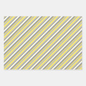 Geel en Grijs Inpakpapier Vel (Voorkant 2)