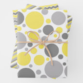 Geel en Grijs Inpakpapier Vel (In situ)