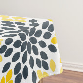 Geel en grijs Kool Moderne Floral Tafelkleed (Voorbeeld)