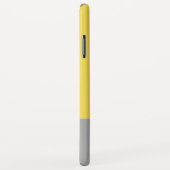 Geel en grijs Matig Initiaal Monogram Case-Mate iPhone Case (Achterkant/rechts)