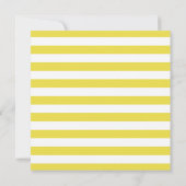 Geel en grijs Nochtans Baby shower Kaart (Achterkant)