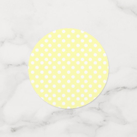 Geel en grijs olifant | BABY SHOWER Confetti (Kleine voorkant)