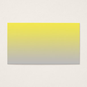 Geel en grijs ombre visitekaartjes