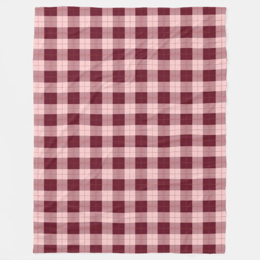 Geel en Grijs Plaid Fleece Deken (Voorkant)