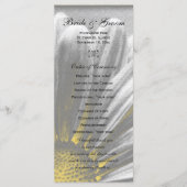 Geel en grijs programma voor hooglichten programmakaart (Voorkant)