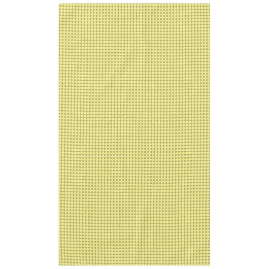 Geel en grijs ruitvormig vierkant tafelkleed (Voorkant)