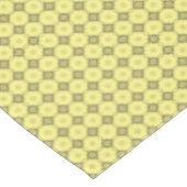 Geel en grijs ruitvormig vierkant tafelkleed (Gekanteld)