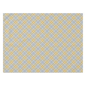 Geel en grijs tartan ruit tafelkleed (Voorkant (Horizontaal))