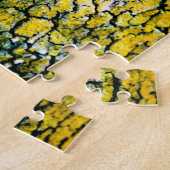 Geel en Groen Abstract Legpuzzel (Zijkant)
