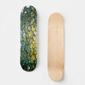 Geel en Groen Abstract Persoonlijk Skateboard (Voorkant)