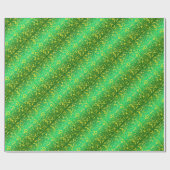 Geel en groen cadeaupapier (Vlak)