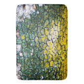 Geel en groen Camo Print Badmat (Voorkant Verticaal)