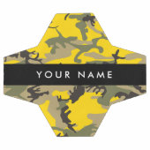 Geel en groen camouflage Jouw naam Personaliseren Voetbal (Enkel)