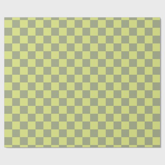 Geel en groen controlebord cadeaupapier (Vlak)