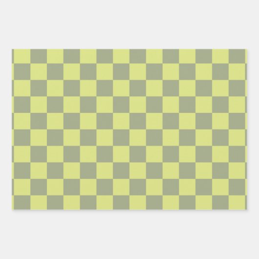 Geel en groen controlebord inpakpapier vel (Voorkant 3)