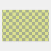 Geel en groen controlebord inpakpapier vel (Voorkant 2)