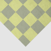 Geel en groen controlebord tissuepapier (Detail)