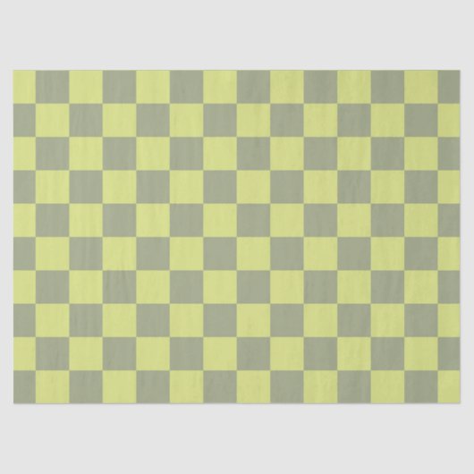 Geel en groen controlebord tissuepapier (Voorkant)