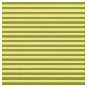 Geel en groen gekleurd Stripes Patroon Stof