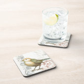 Geel en groen op achtergrond drankjes onderzetter (Rechterzijde)