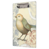 Geel en groen op  achtergrond klembord (Links)