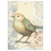 Geel en groen op  achtergrond klembord (Achterkant)