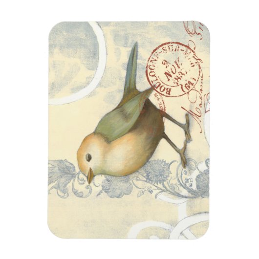 Geel en groen op  achtergrond magneet (Verticaal)